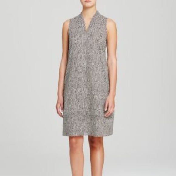 Eileen Fisher 100% Organic Cotton Bandhini Print Dress Sz S - Picture 1 of 8